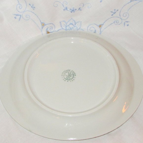 Vintage Large Serving Platter SYRACUSE CHINA Cinnamon Oval 12" RESTAURANT WARE - Picture 4 of 7